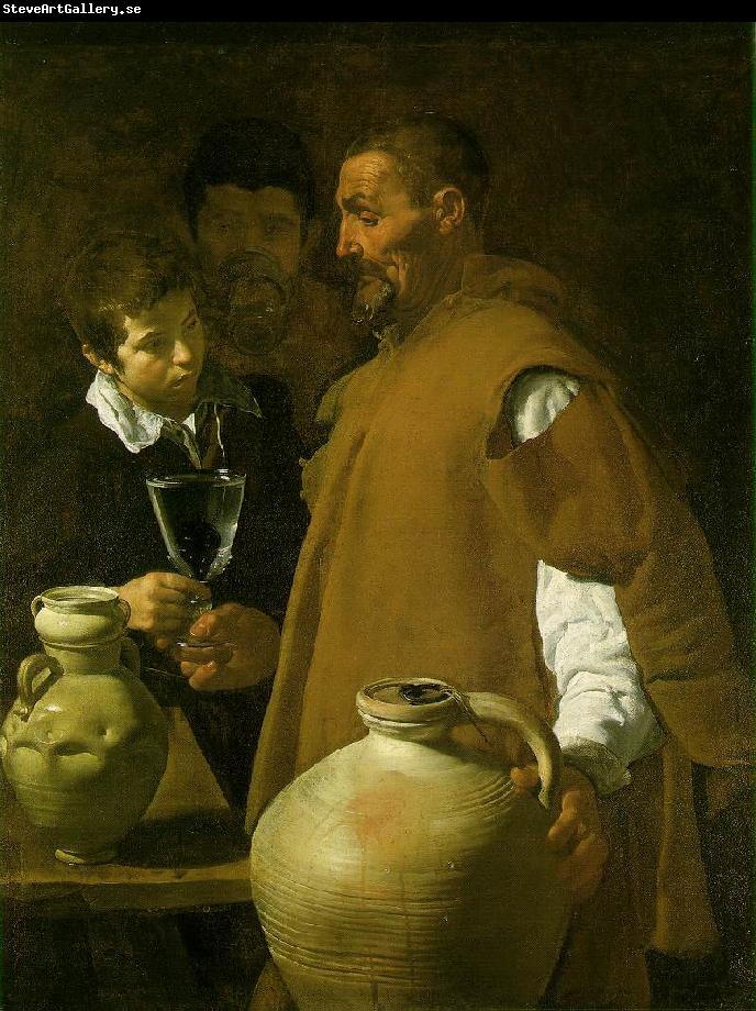 VELAZQUEZ, Diego Rodriguez de Silva y The Waterseller of Seville